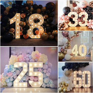 Birthday or Anniversary Marquee Number Light (Two Numbers)