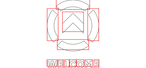 Custom Sign: welcome.cdr