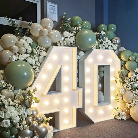 Birthday or Anniversary Marquee Number Light (Two Numbers)