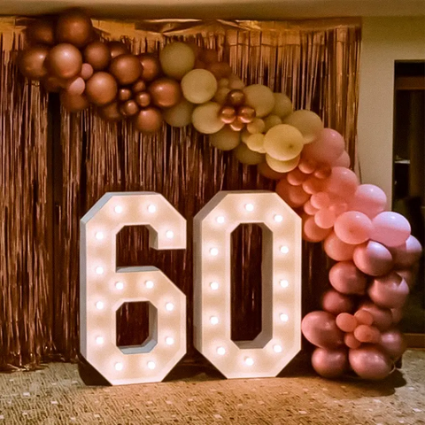 Birthday or Anniversary Marquee Number Light (Two Numbers)